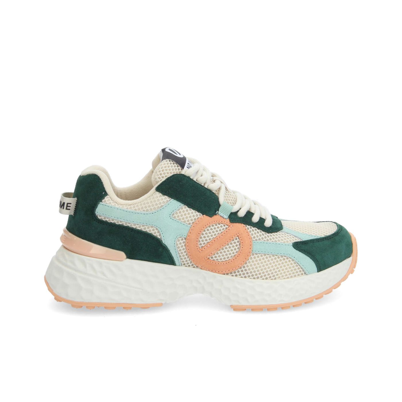 CARTER 2.0 RUNNER W - MESH/SUEDE/SUED - BEIGE/GREEN/ORANGE